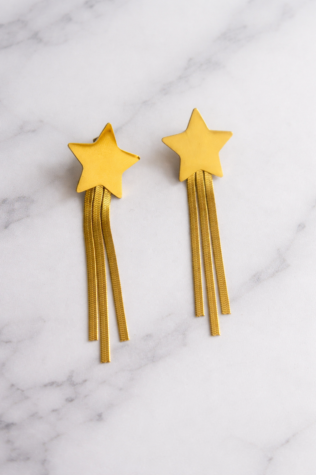 Starfall Long Tassel Earrings