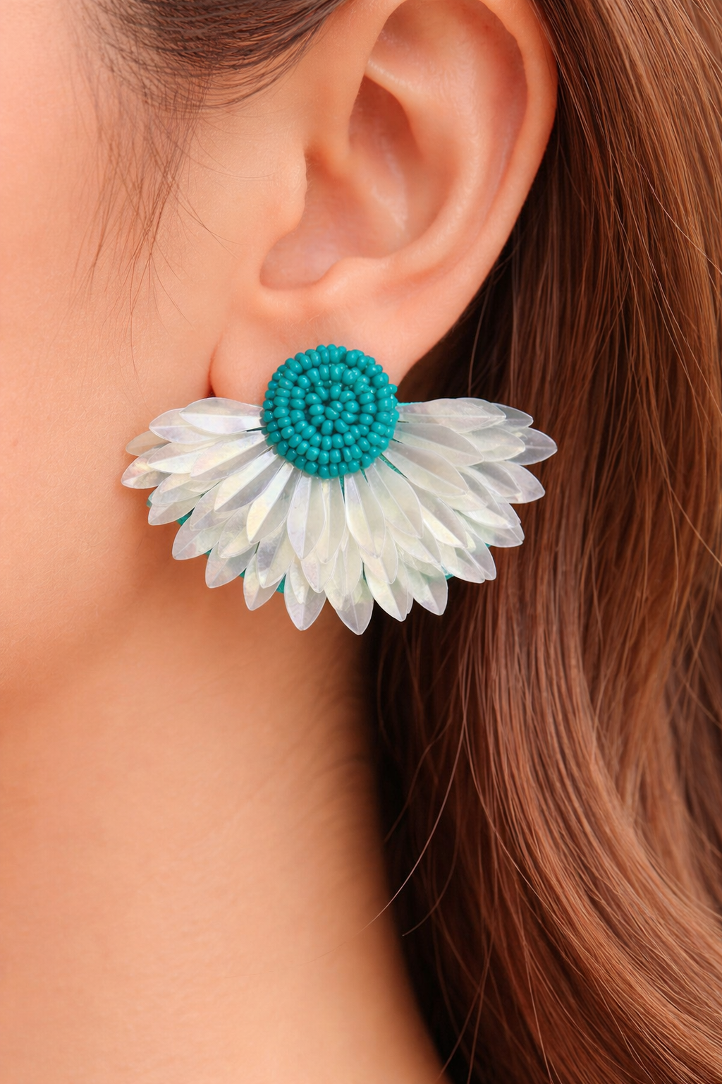 Bloom Aura Floral Stud Earrings