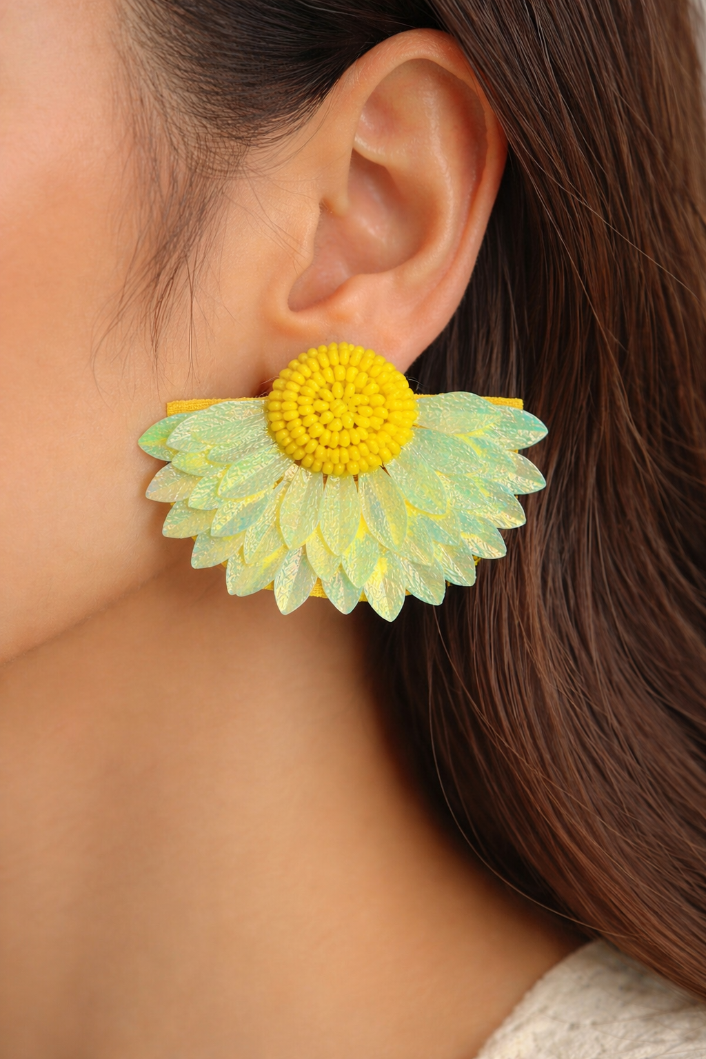 Sunbloom Petal Statement Earrings