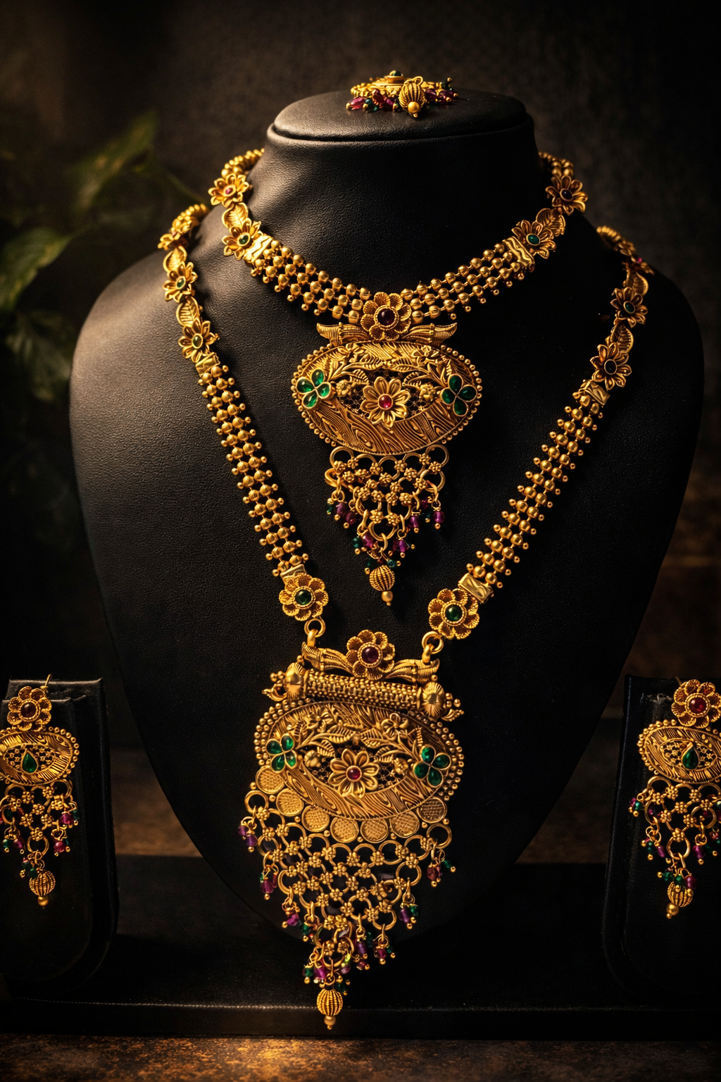 Majestic Temple Bridal set