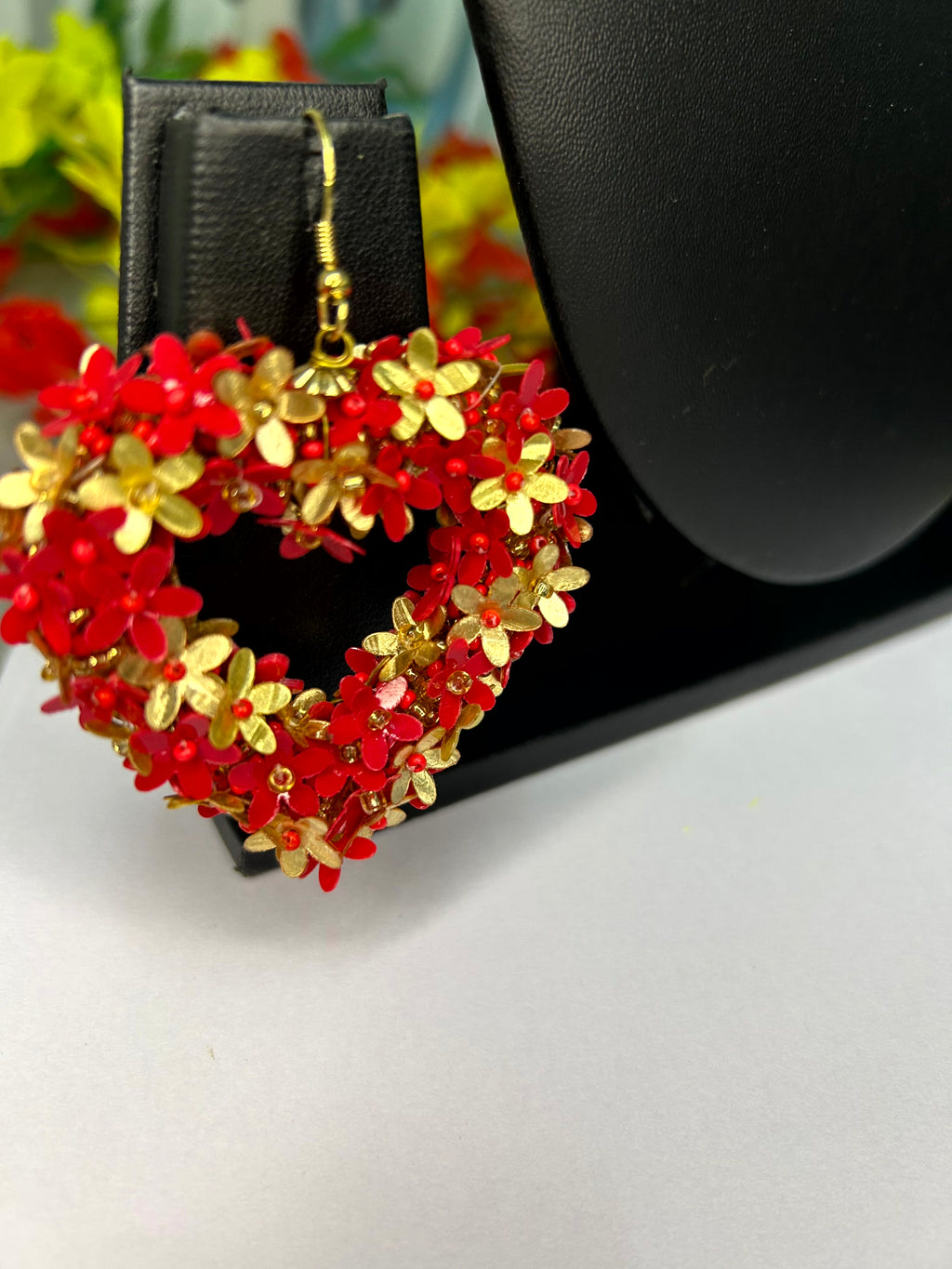 Blossom Heart Statement Earrings