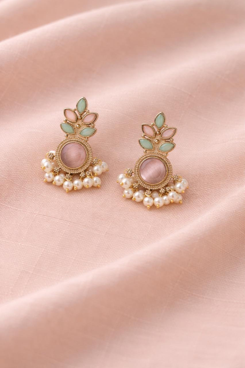 Bloom Pearl Drop Earrings