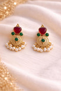Pearl Chandbali Earrings