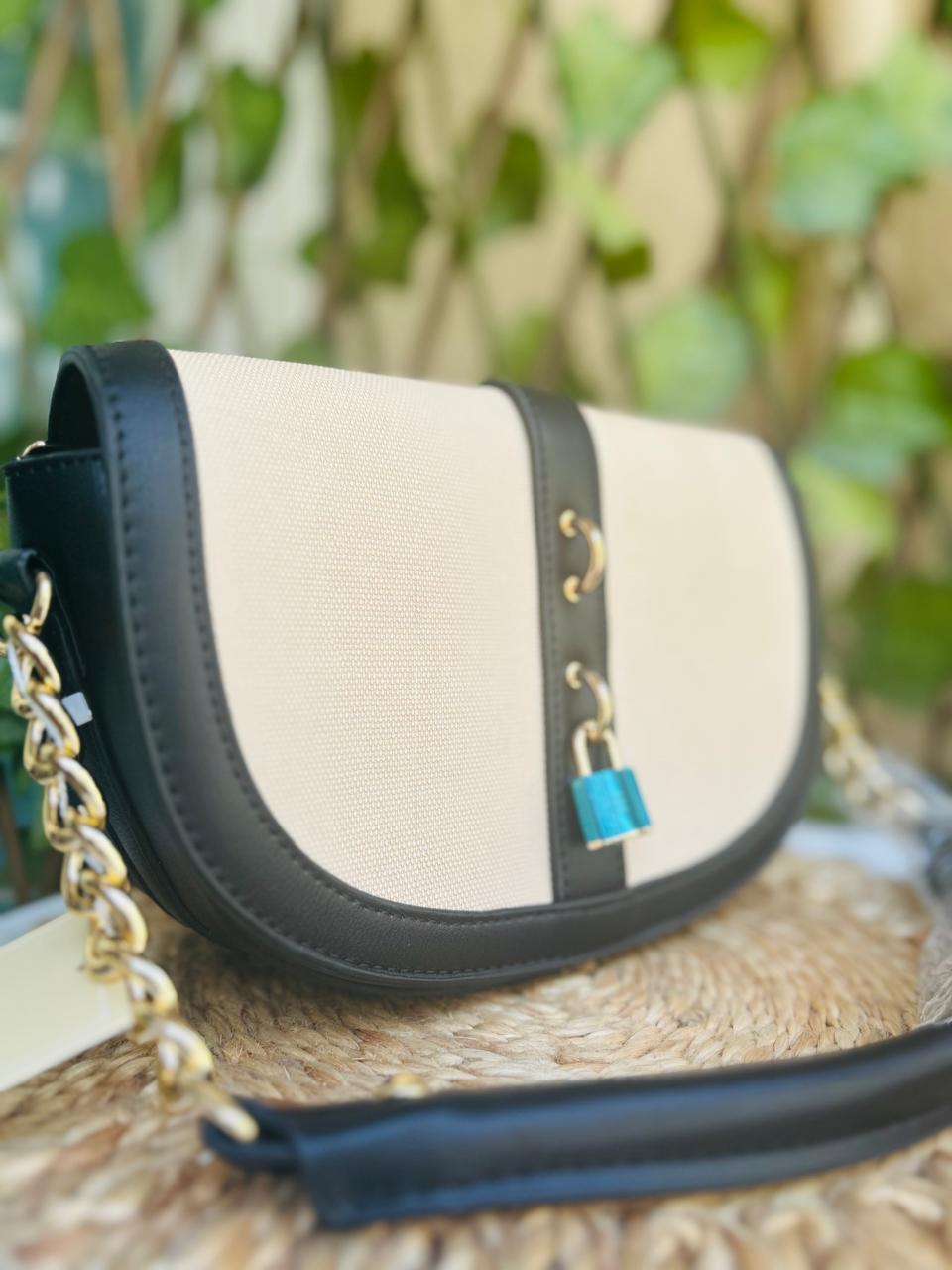 Luna Canvas Saddle Sling Bag