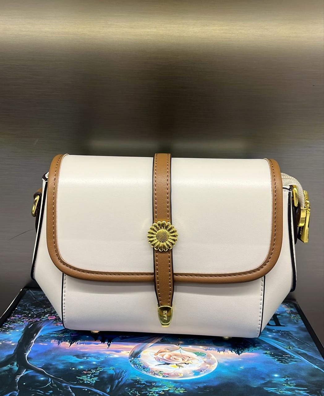 Ivory Bloom Crossbody Bag