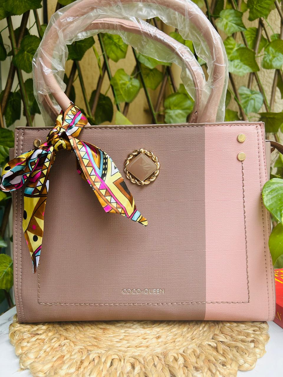 Blush Muse Structured Handbag