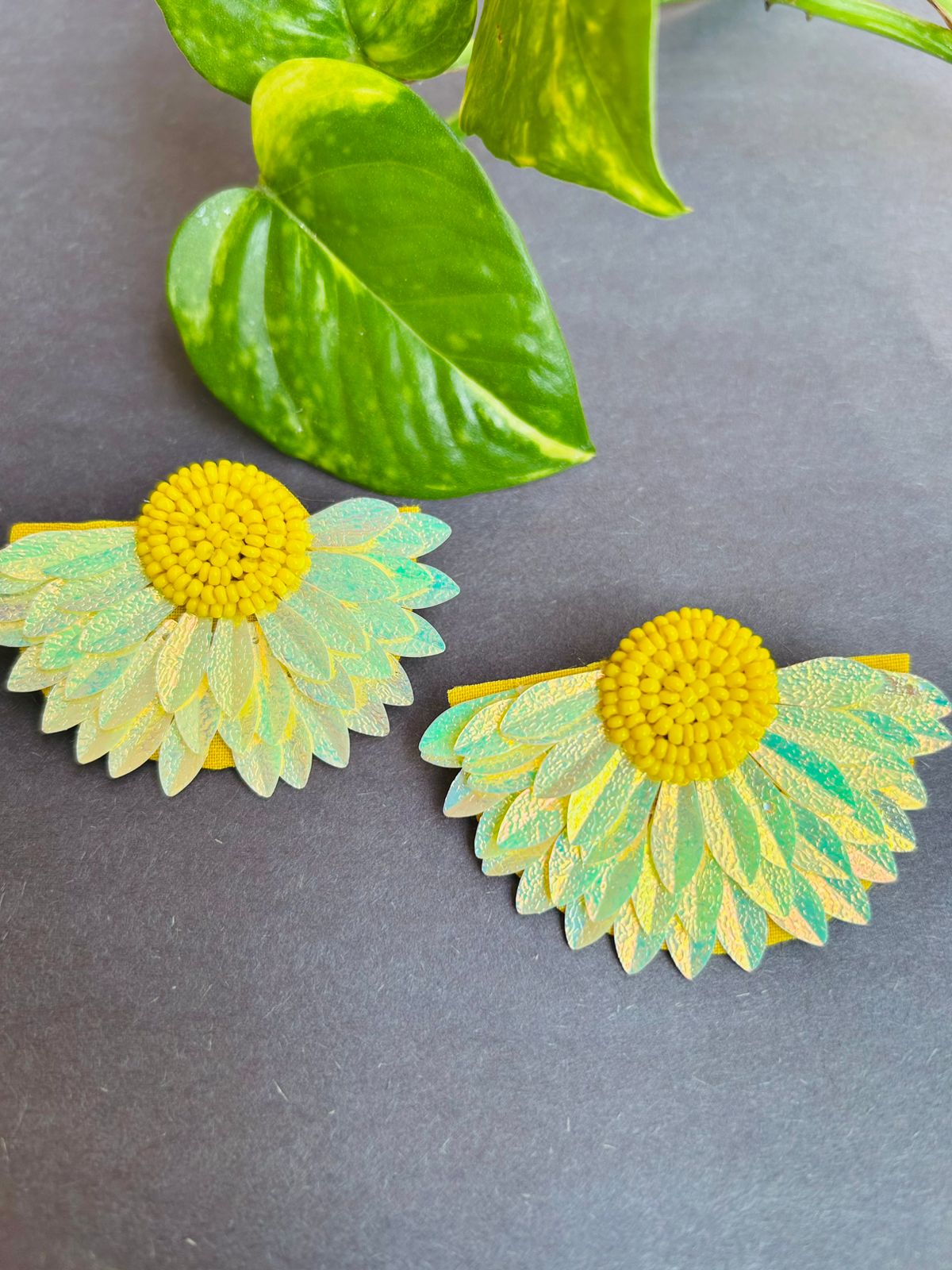 Sunbloom Petal Statement Earrings