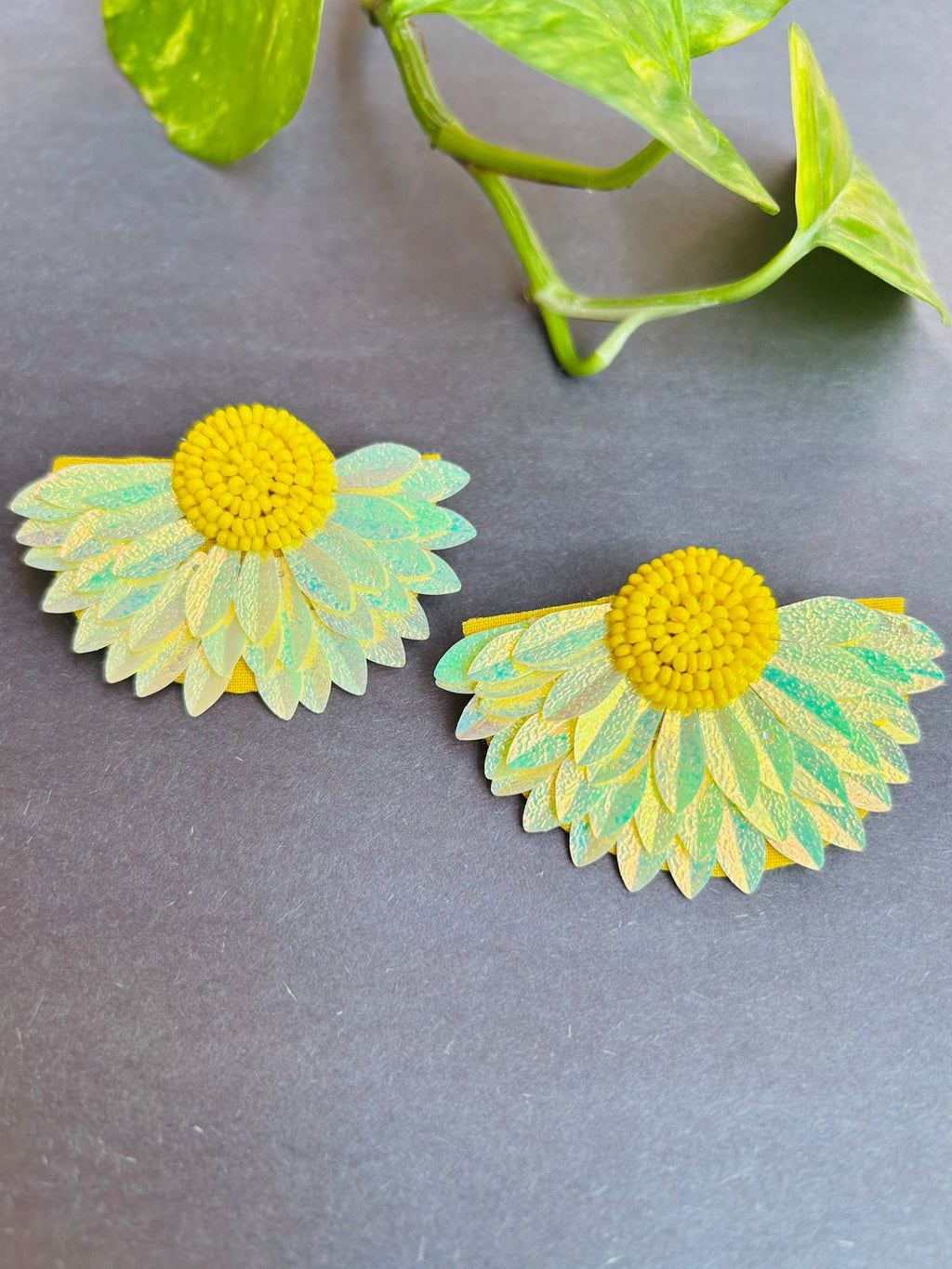Sunbloom Petal Statement Earrings