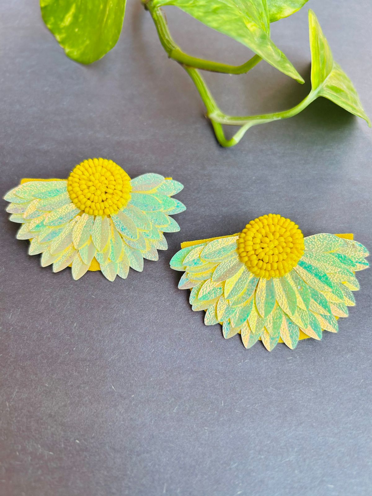 Sunbloom Petal Statement Earrings