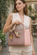 Blush Muse Structured Handbag