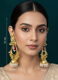 Mughal Regal Jhumka Dangler Earrings