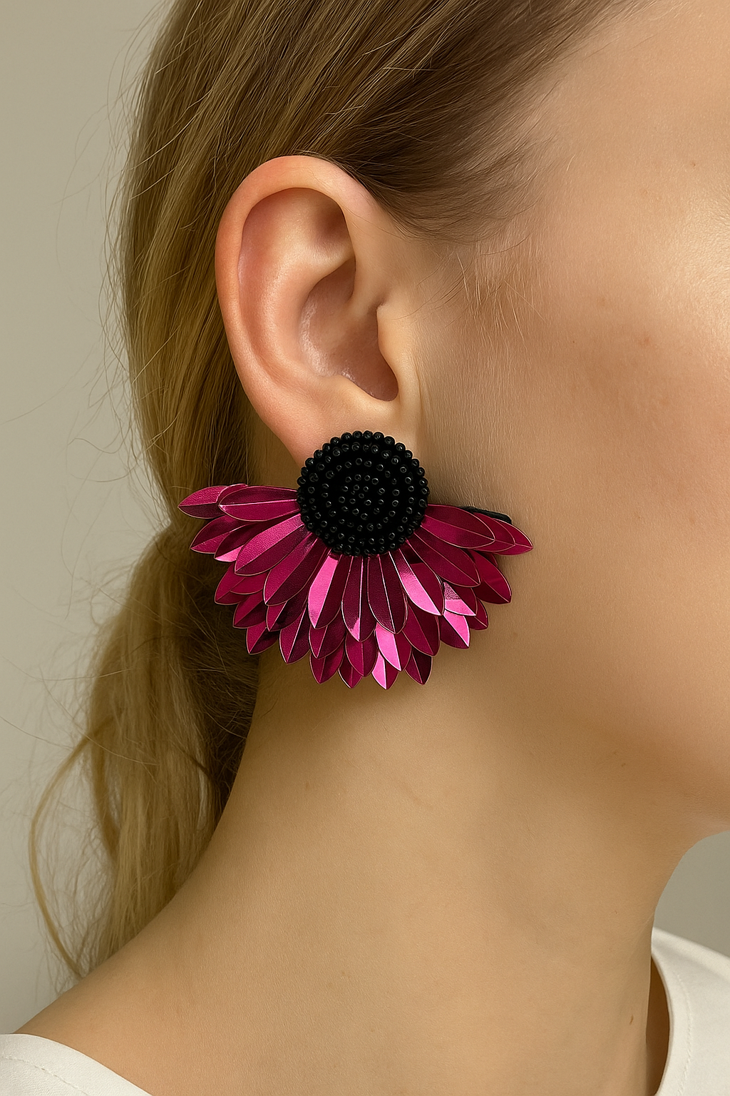 Petal Radiance Statement Earrings