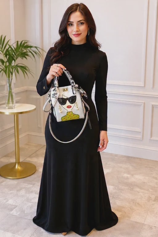 Silver Icon Chic Mini Handbag